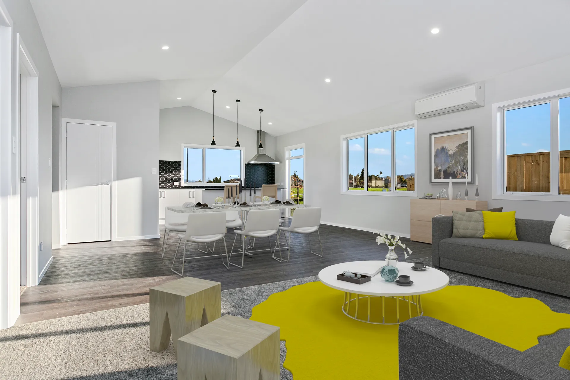 Living area with modern fit-out