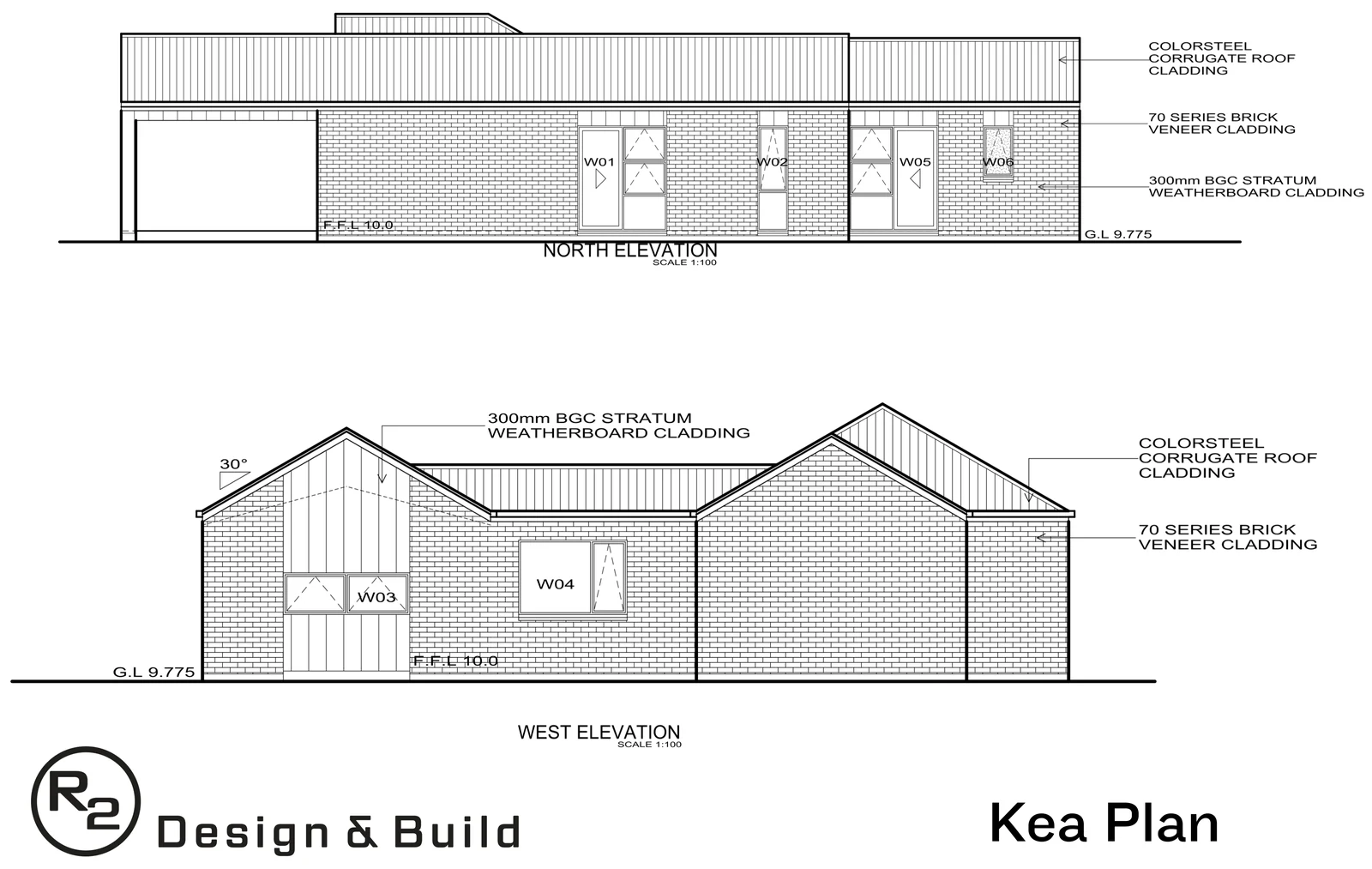 Kea plan elevation view 1