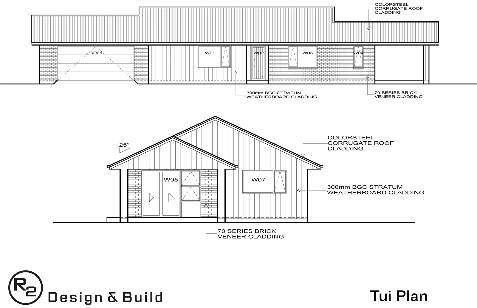 Tui plan elevation view 1